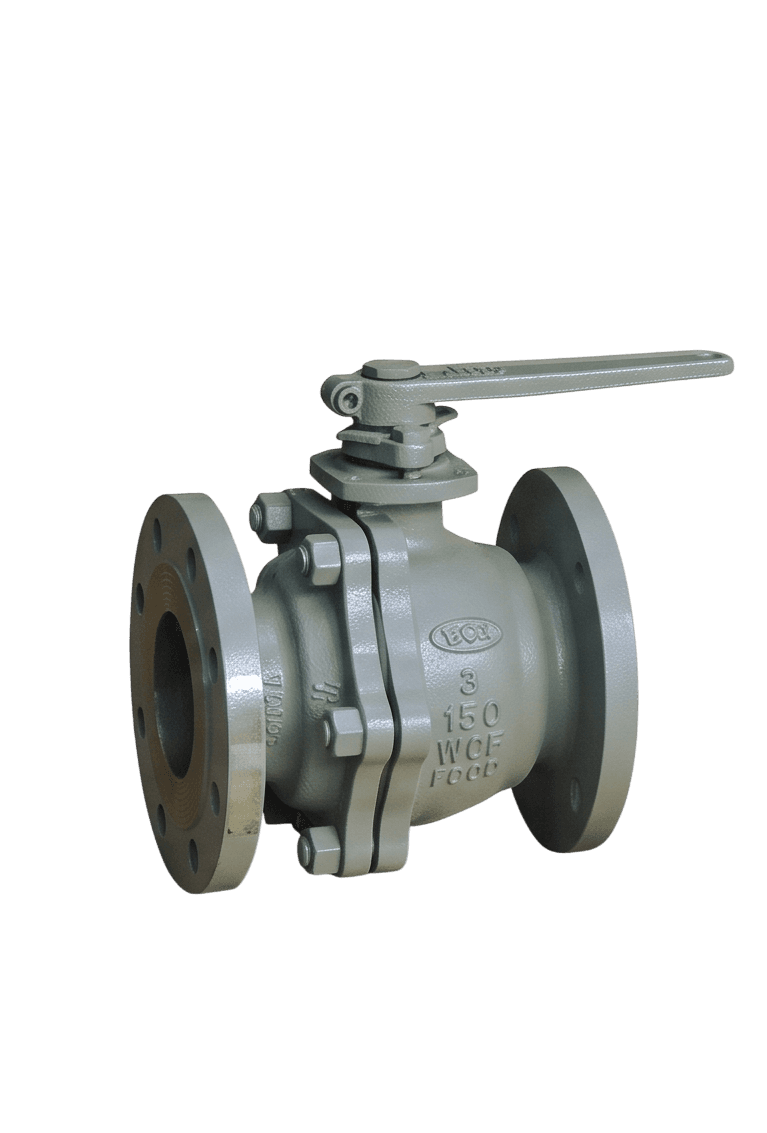 Single-piece screwed end floating ball valve with one body joint, supplied in Nepal
