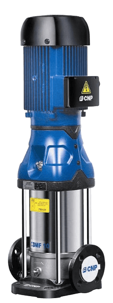Compact multistage process duty pump for RO feed
