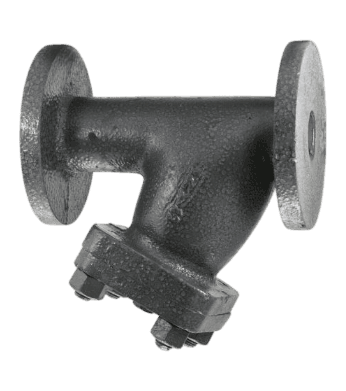 CI-7A cast iron flanged Y-type strainer for water and process lines, supplied in Nepal
