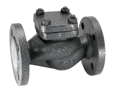 Cast iron flanged horizontal check valve Model CI-3A, supplied in Nepal