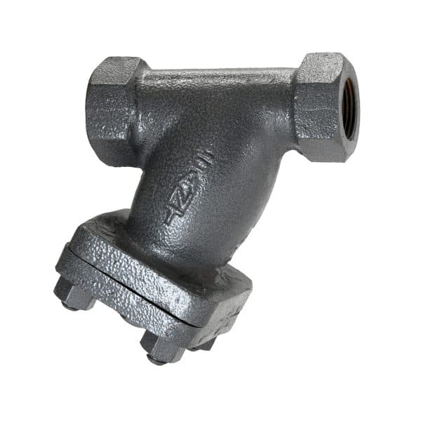 Cast iron screwed Y-type strainer, IBR approved, supplied in Nepal
