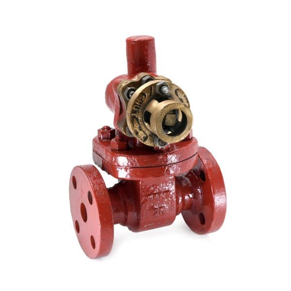 Cast steel parallel slide blow-off valve Model CS-4 for boiler blowdown, supplied in Nepal