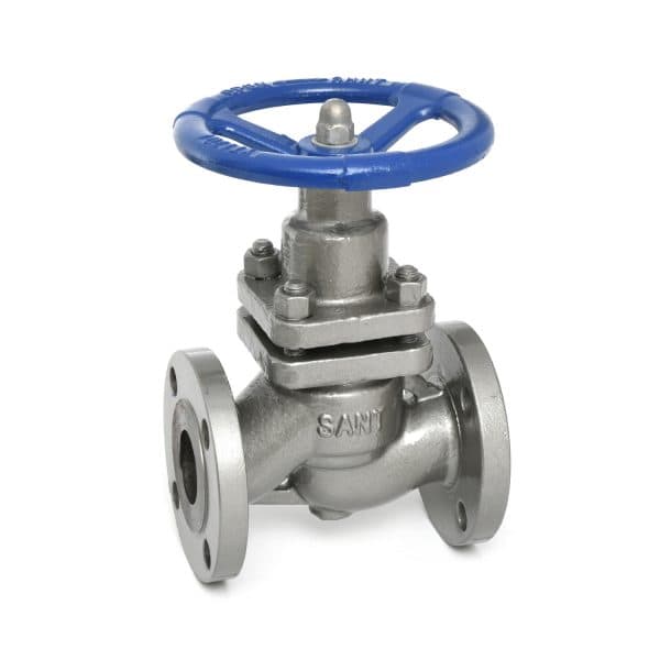 CSPVF cast steel OS&Y piston valve, flanged, supplied in Nepal