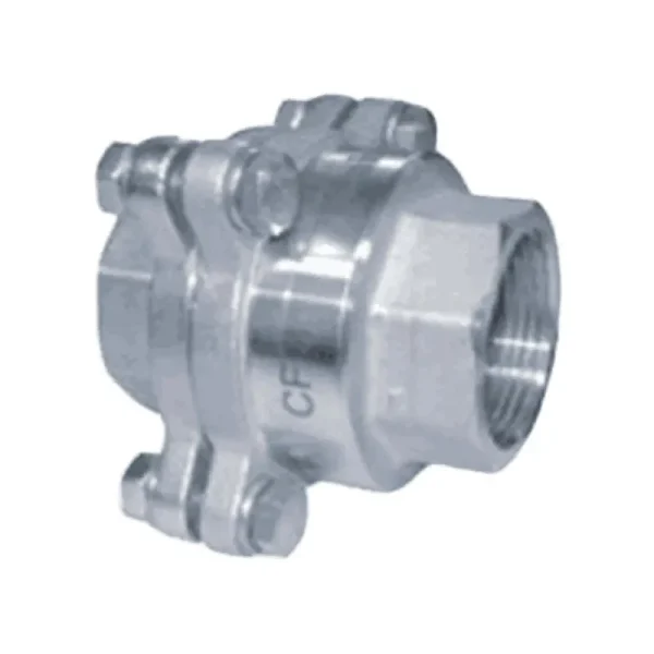 Disc check non-return valve preventing backflow on pumps and pipelines, supplied in Nepal