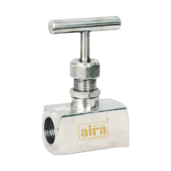 Forged stainless steel high pressure needle valve for instrument and gas lines, supplied in Nepal