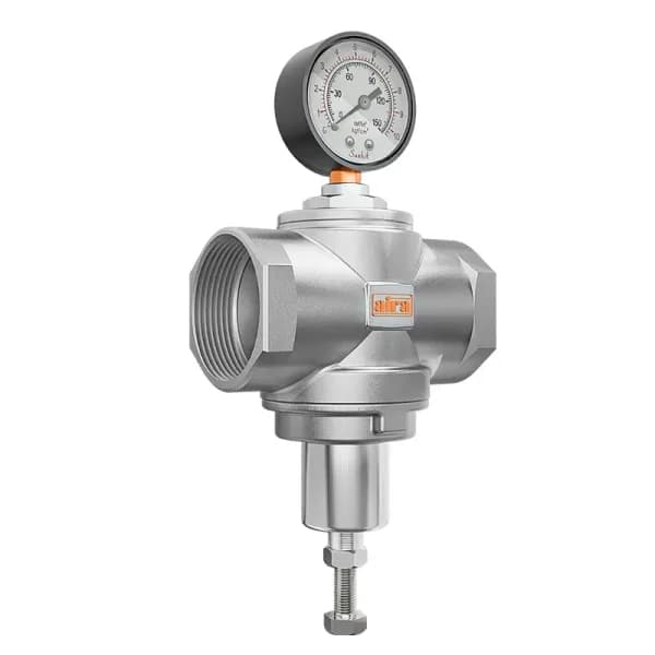 High pressure reducing valve with screwed ends, supplied in Nepal