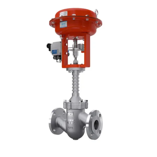 2/2-way high temperature diaphragm operated globe control valve, IBR and CE approved, supplied in Nepal
