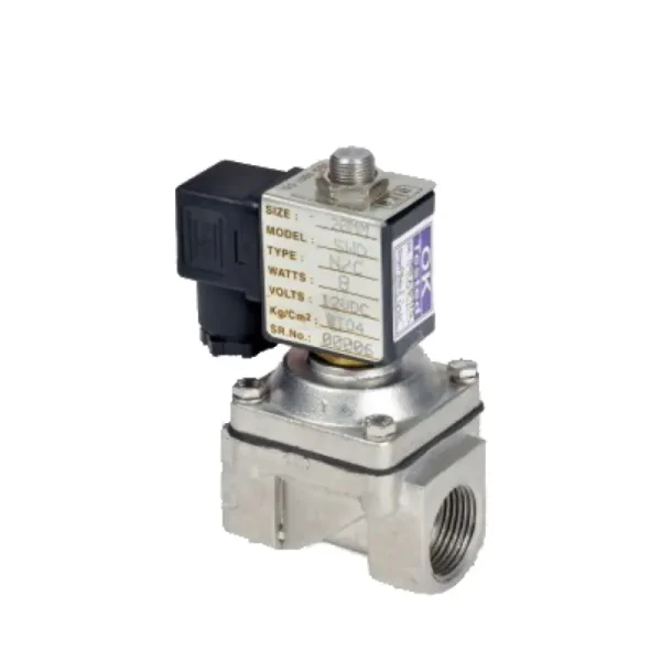 2/2-way pilot diaphragm screwed solenoid valve, supplied in Nepal