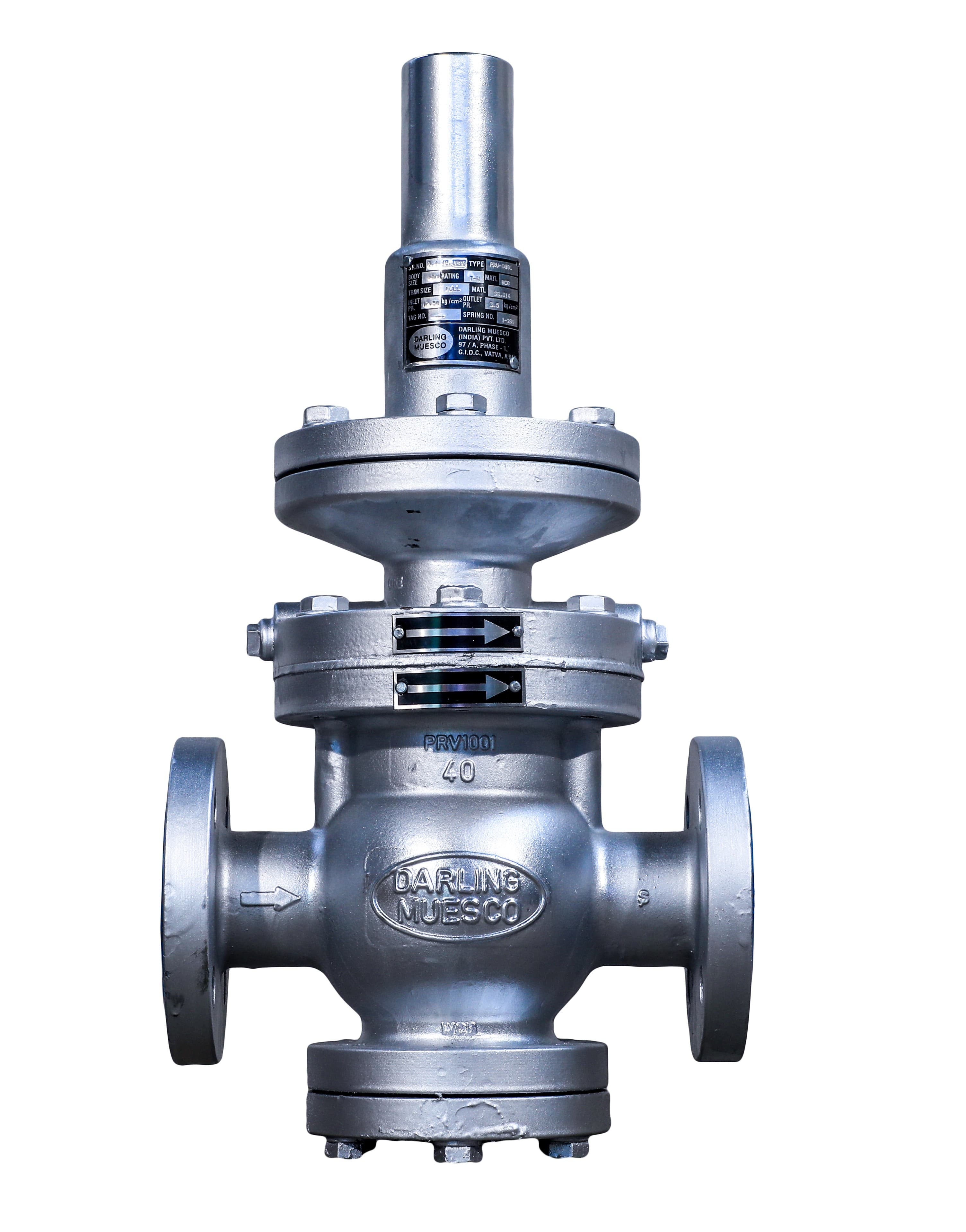 Pilot operated steam pressure reducing valve, supplied in Nepal