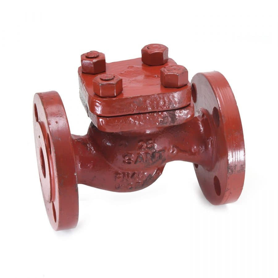 Cast steel horizontal check valve PN 40 Model CS-2, supplied in Nepal