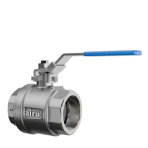 Single piece screwed end ball valve, supplied in Nepal